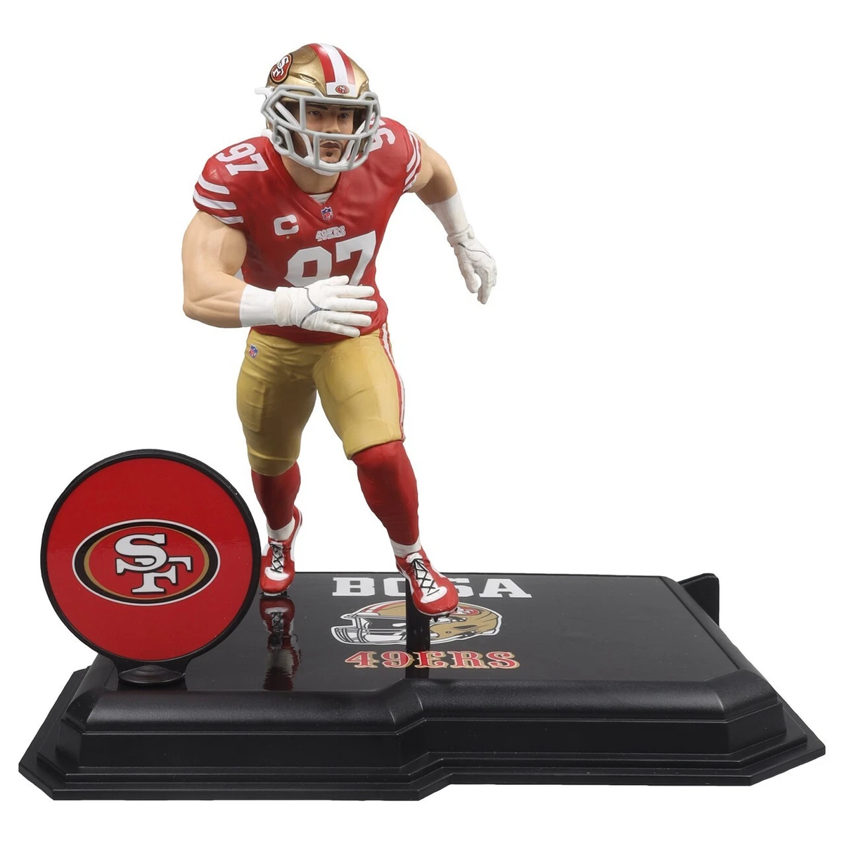 Nick Bosa San Francisco 49ers NFL McFarlane Sports Picks Red Home