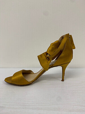 Yellow Tibi Hugh Patent Leather Heeled Sandals – RvceShops Revival