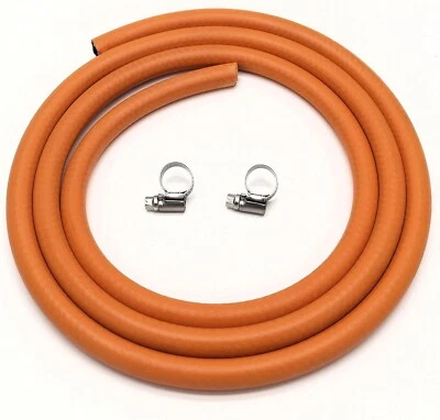Orange LPG Schlauch ROHR 8mm Propan Butan Brennwert Gas Camping Carava BBQ Schlauch Ppipe