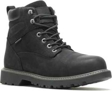WOLVERINE Men's Floorhand Waterproof Steel toe 6" Work Boot W10694 Black New