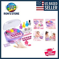 Nail Polish Kit for Girls Ages 7-12 Old, Nail Art Toy for Girls 5 6 7 8 9 10...