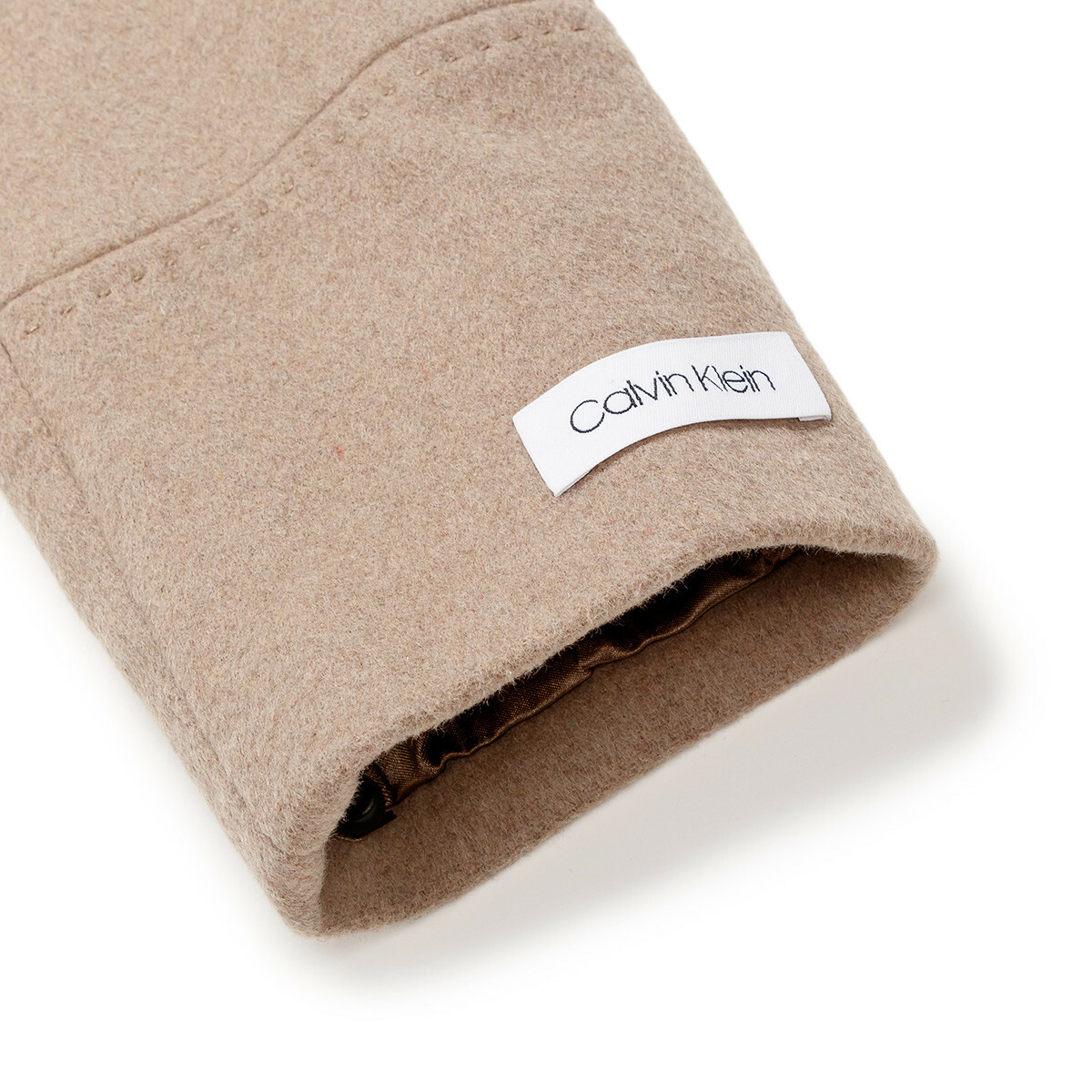 calvin klein notch collar wrap coat