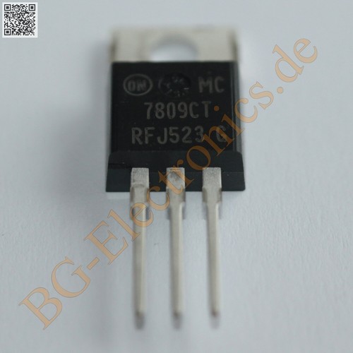 2 x MC7809CT Voltage Regulator 9Volt / 1A ON-Semi TO-220 2pcs | eBay