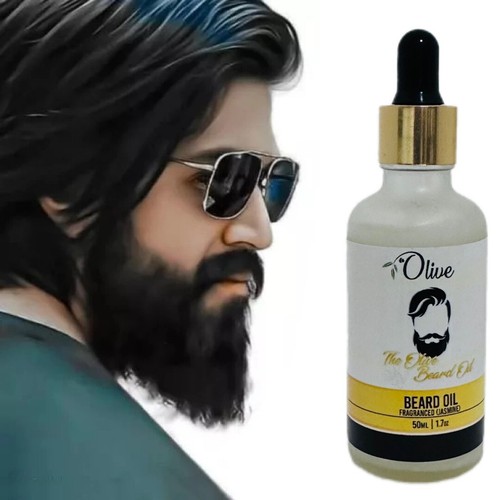 Olive Beard Oil for Men Fragranced (Jasmine )50lm - Picture 2 of 7