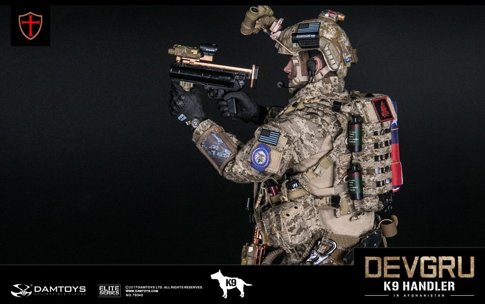 DAM Toys 78040-1 US NAVY DEVGRU K9-handler in Afghanistan 1