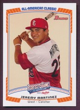 2012 TOPPS BOWMAN PERFECT GAME SET BREAK JEREMY MARTINEZ TRUE ROOKIE #PG-JMA