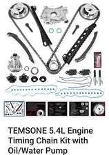 Temsones 5.4 Engine Timing Chain Kit With Oil/ Water Pump