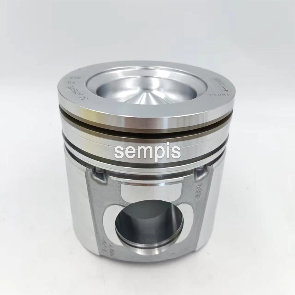 6Pcs Piston & Piston Rings Kit  Cummins OE 4955520 For2007-2019 Dodge Ram 6.7L - Image 4 of 4