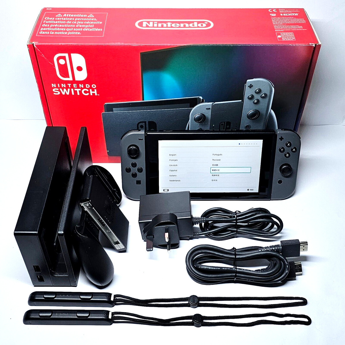 HOT Grey Joy Grey Nintendo Switch Console Nintendo Switch