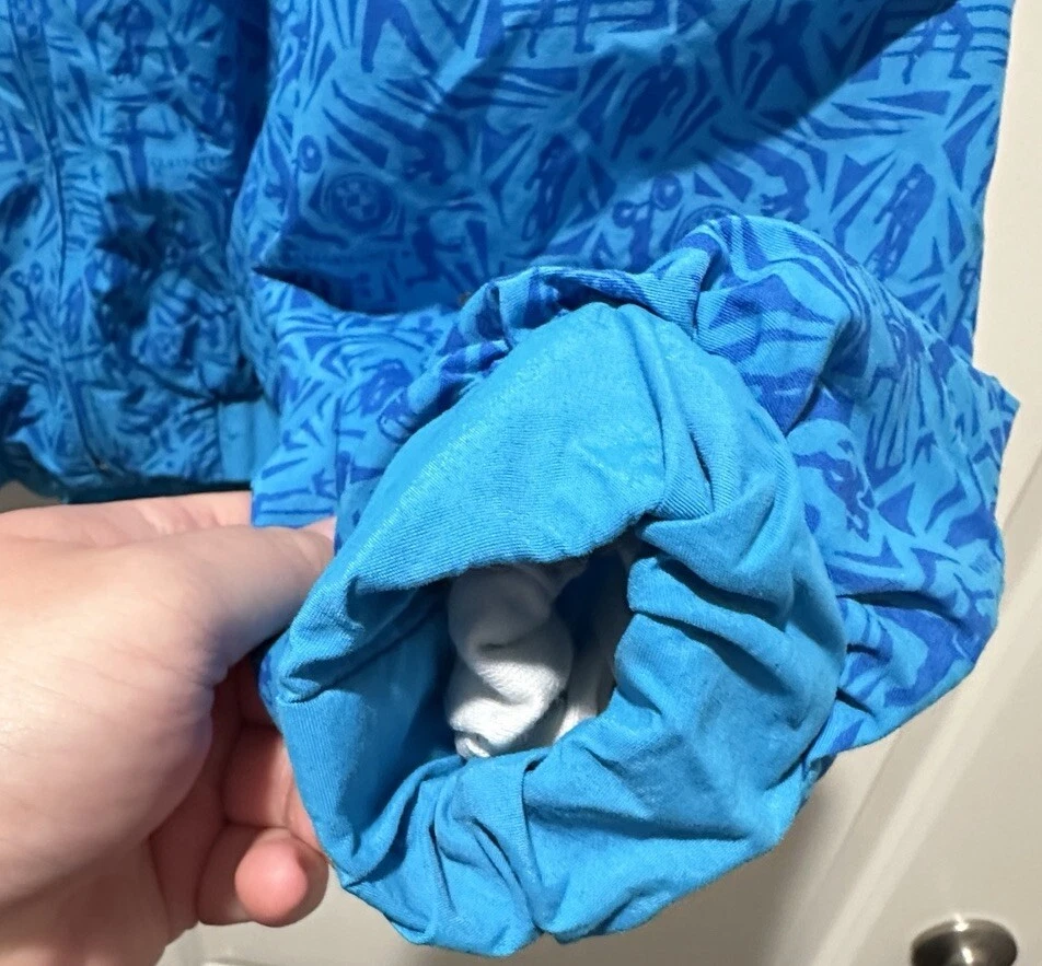 Chaqueta de manga larga azul BMW Juegos Olímpicos de Estados Unidos rara hecha en EE. UU. talla grande vintage Foto 3 de 4