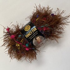Lion Brand Fancy Fur Yarn Chocolate Sprinkles 226 1.75 oz Knit Crochet Craft