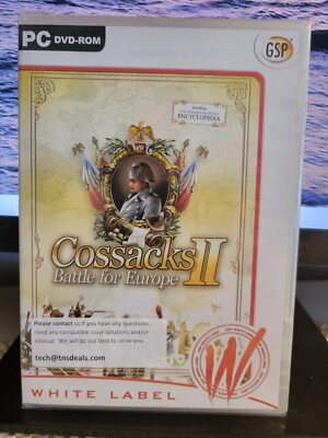 Cossacks II: Battle for Europe PC DVD-ROM REGION FREE, NEW, Sealed