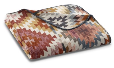 Wohndecke Nomad Light, mit Ziersticheinfassung, Größe 150x200 cm