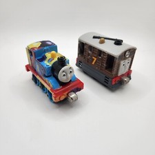 Thomas  Friends Take-N-Play Collector Thomas 2014 Paint Splattered and Toby