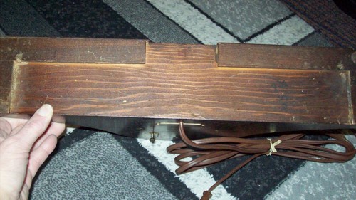 OROLOGIO VINTAGE GENERAL ELECTRIC legno MANTELLO ~ modello 4H10 ~ ART DECO ~ FUNZIONANTE - Foto 5 di 6