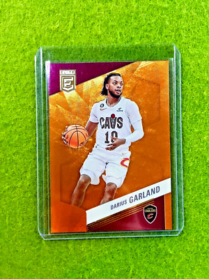 Darius Garland ORANGE FOIL SP CARD JERSEY #10 CAVS  2022-23 Elite DARIUS GARLAND