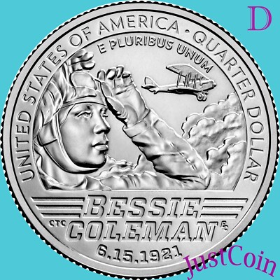 2023-D AMERICAN WOMEN BESSIE COLEMAN UNCIRCULATED QUARTER | eBay