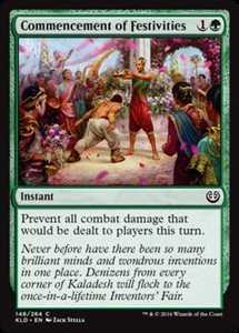 Commencement of Festivities x4 - Kaladesh - NM-Mint, English - Kaladesh