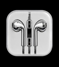 Silver Wired Earphones Chrome Type C / 3.5mm Apple Style