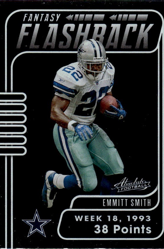 2020 Panini Absolute Fantasy Flashback Emmitt Smith #FF-ES Dallas Cowboys b b11f