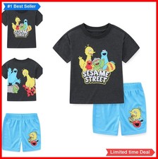 Boys Short Sleeve T-Shirt and Mesh Shorts Set Toddler Infant 24 Months 2T 3T 4T