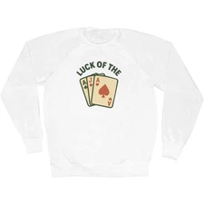 'Luck of the Cards' Adult Sweatshirt / Sweater / Jumper (SW056200)