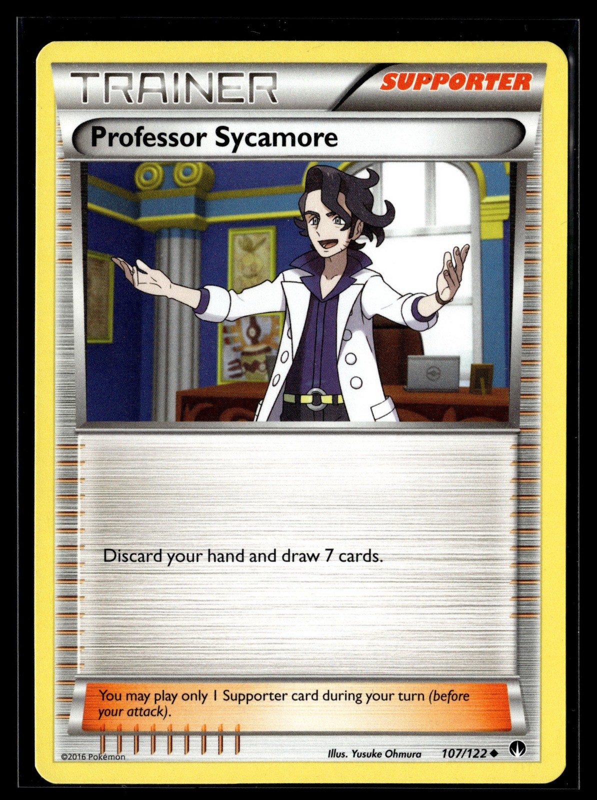 Pokemon XY - BREAKpoint #107/122 Professor Sycamore