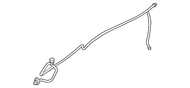 Genuine  Nissan 2004-2015 Titan AC High Pressure Liquid Line - Image 3 of 4