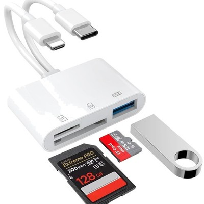 SD Kartenleser iPhone , Lightning SD Card Reader, S-D Card Reader iPhone, S-D...