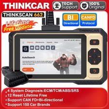 Thinkscan 662 Obd2 Car Diagnostic Scanner Action Test Canfd 12 Resets Tool Us