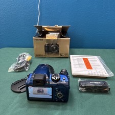 Fujifilm FinePix S3200 BLUE Digital Bridge Camera 24  576mm 24x Zoom 14MP
