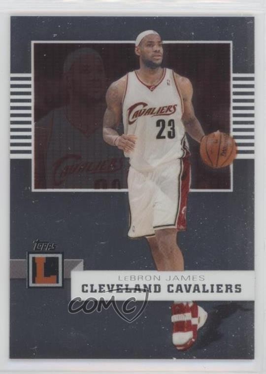 2007-08 Topps Letterman 240/599 LeBron James #13 09br