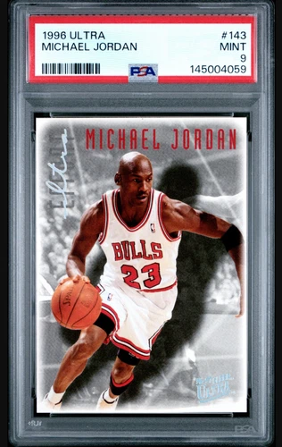 1996-97 Fleer Ultra - Ultra Effort Michael Jordan #143 PSA 9 NEW CASE HOT CARD!
