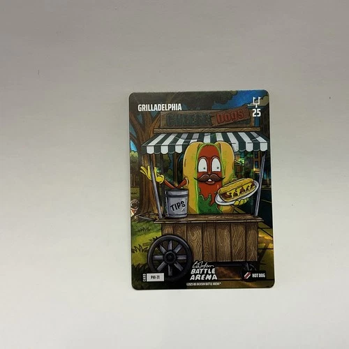 Bo Jackson Battle Arena 2025 Foil Grilladelphia Hot Dog PHI-31 w/ BILLY Full Art