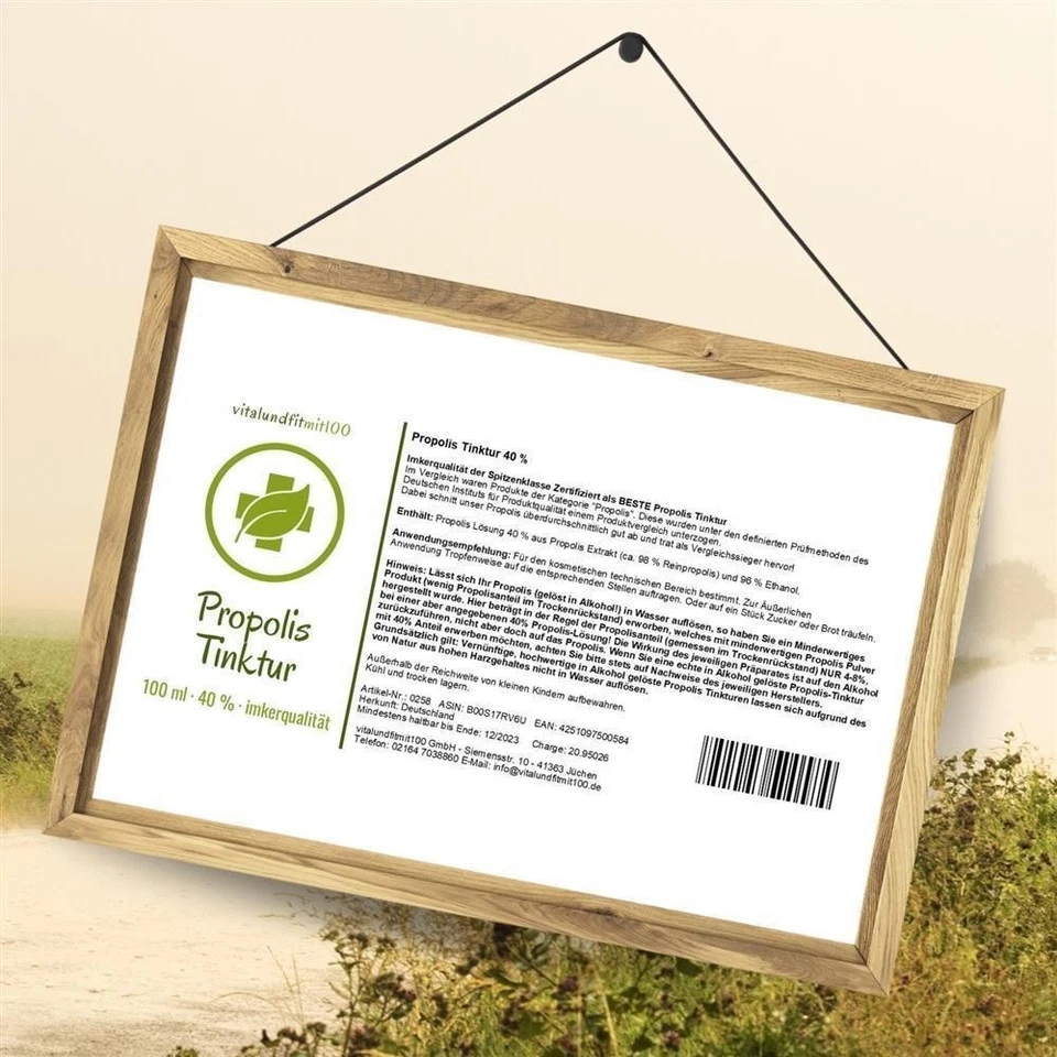 Propolis Tinktur 40% - 100ml Imkerqualität - Bild 2 von 3