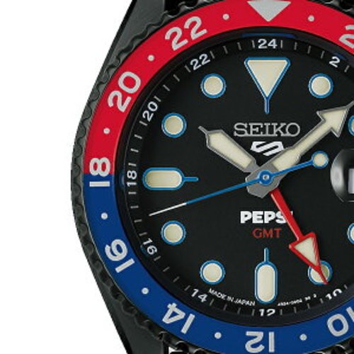 SEIKO 5スポーツ PEPSI 　ペプシ　SBSC023 セイコー5 GMT SEIKO 5 SPORTS SBSC023 SKX PEPSI collaboration Automatic GMT