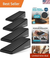 Stoppers for Bottom of Door   Heavy Duty Metal Rubber Door Stopper, Non-Slip ...