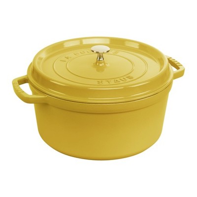 Enamelled Cast Iron Casserole Dish with Lid Suitable for All Heat Sources