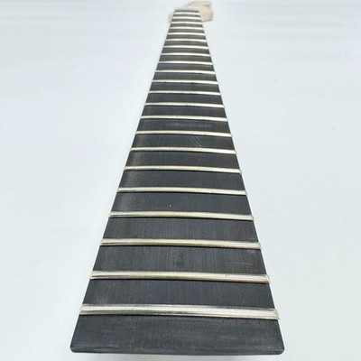 22 Frets 25.5''Scale Maple Electric Guitar Neck Ebony Fretboard Replacement Neck