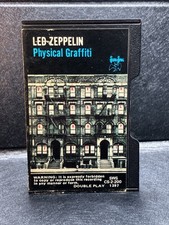 Led Zeppelin Physical Graffiti Cassette Tape 1975 Swan Song CS 2-200 Double Play