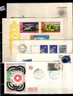 /// CAF, RUSSIA, MONGOLIA 1964 - 5 FDC - SPACE