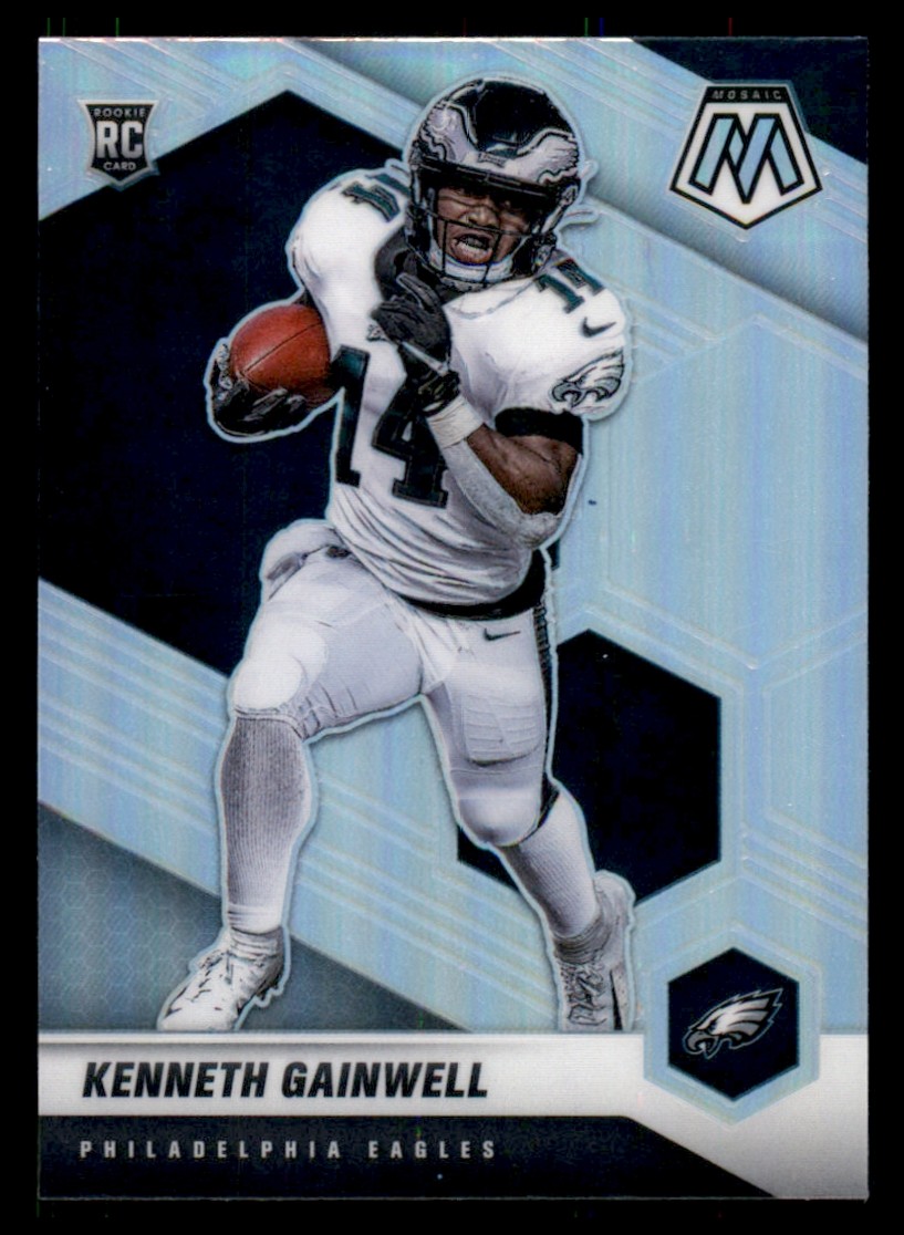 2021 Panini Mosaic Kenneth Gainwell Silver Prizm Rookie RC #339 Football Card