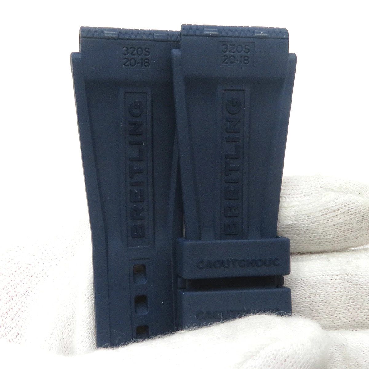 Breitling BREITLING Watch Parts Super Chronomat 38mm Rubber Band Rubber Nay image 4