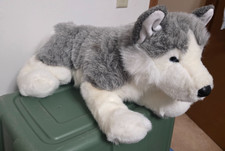 Douglas Cuddle Toys "Nadia the Husky Dog" Realistic Plush Stuffed