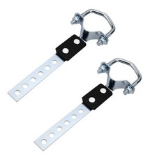 2 Pcs Exhaust Hangers Muffler Hanger Swivel Tail Pipe Universal Exhaust