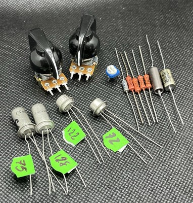 KIT Dunlop Fuzz Face Germanium Vintage Parts NOS Matched Pair GT402/MP20/P28/P30