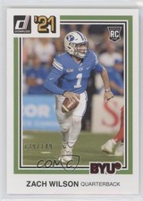 2021 Panini Chronicles Draft Picks Donruss Retro Red /149 Zach Wilson #35 0hk3