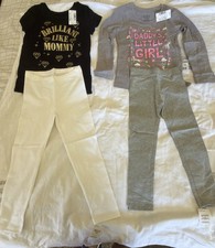 LOT 4pc The Children's Place Toddler Girls Outfits NWT Shirts Leggings Size 5T