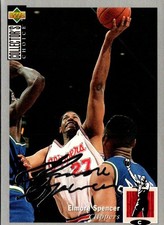1994-95 Collector's Choice #27 Elmore Spencer Silver Signature