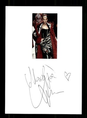 Nadja Auermann Original Signiert Model #BC 234252